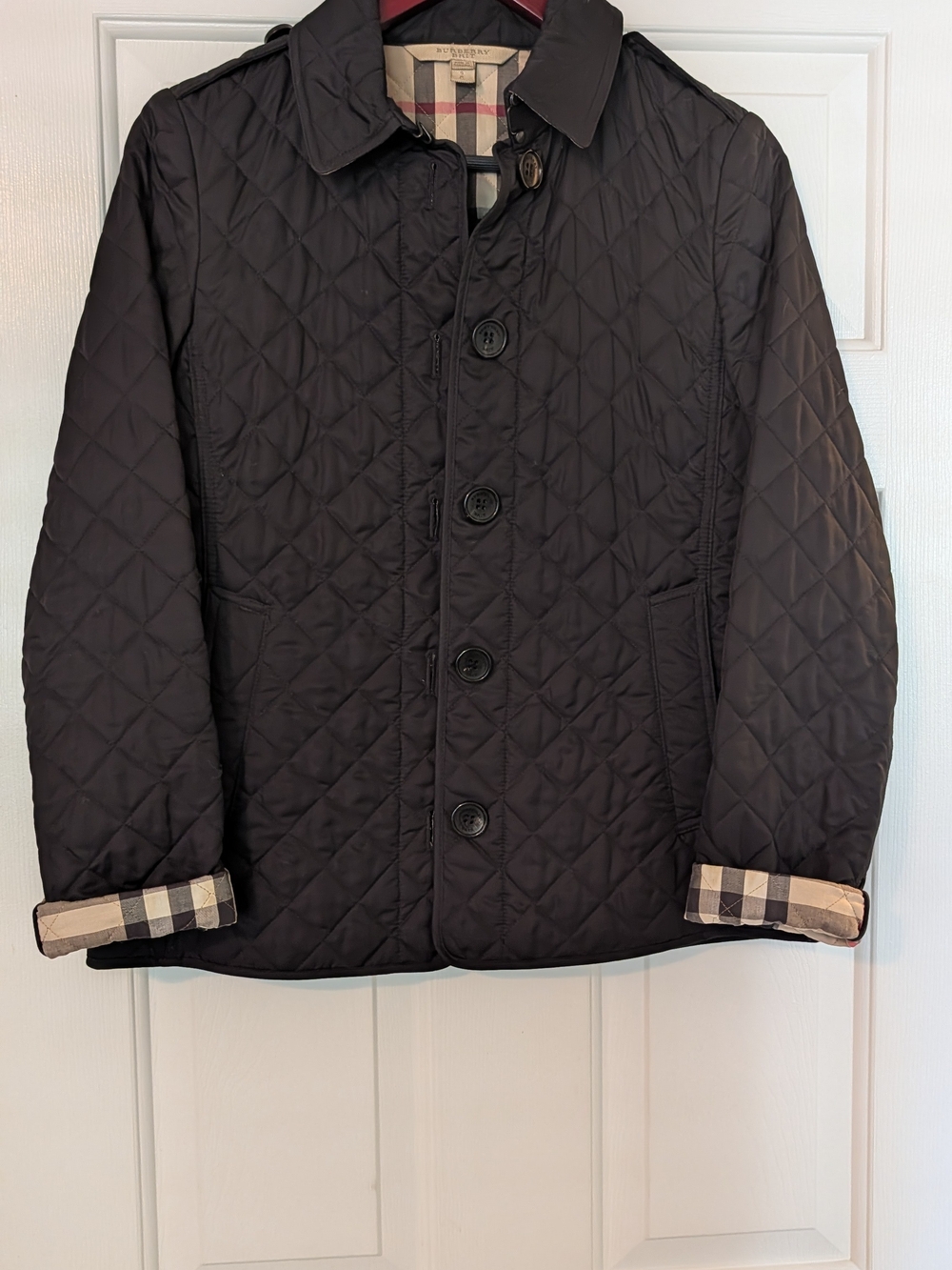 Burberry Brit Womens Quilted Black Jacket